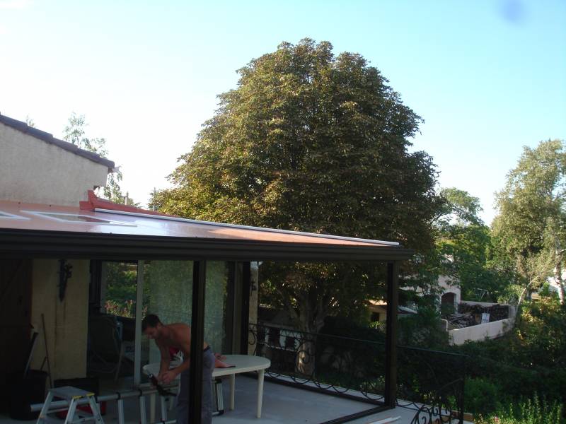 veranda aluminium sur mesure 13500