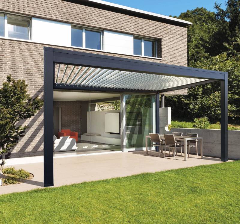 Pergola bioclimatique aluminium sur mesure 13800