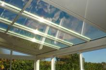 veranda sur mesure alu avec bandeaux lumineux