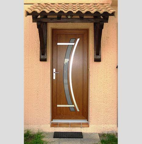 Fabrication sur mesure de porte d’entrée contemporaine en PVC sur Istres