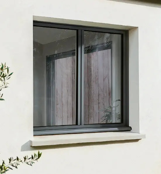 Fenêtre aluminium 2 vantaux