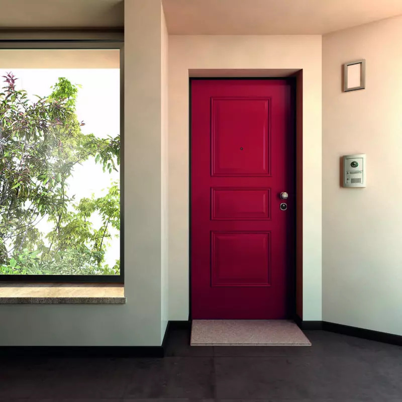 Porte d'entrée blindée palière