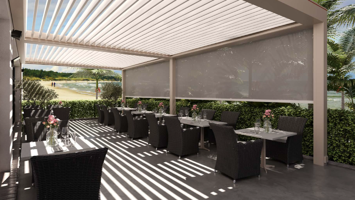 PergolaBioclimatiqueRestaurantTerrasse